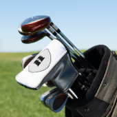 EINFACHE MINIMAL MODERNE MONOGRAM ELEGANT STIL CHI GOLF HEADCOVER (In Situ)