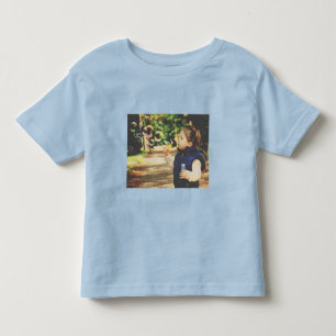 EINFACHE MINIMAL MODERNE MONOGRAM ELEGANT STIL CHI KLEINKIND T-SHIRT