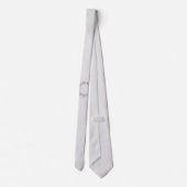 EINFACHE MINIMAL MODERNE MONOGRAM ELEGANT STIL CHI KRAWATTE (Rückseite)