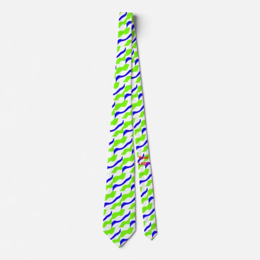 EINFACHE MINIMAL MODERNE MONOGRAM ELEGANT STIL CHI KRAWATTE (Vorderseite)