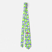 EINFACHE MINIMAL MODERNE MONOGRAM ELEGANT STIL CHI KRAWATTE (Rückseite)
