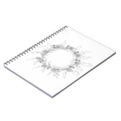 EINFACHE MINIMAL MODERNE MONOGRAM ELEGANT STIL CHI NOTIZBLOCK (Linke Seite)