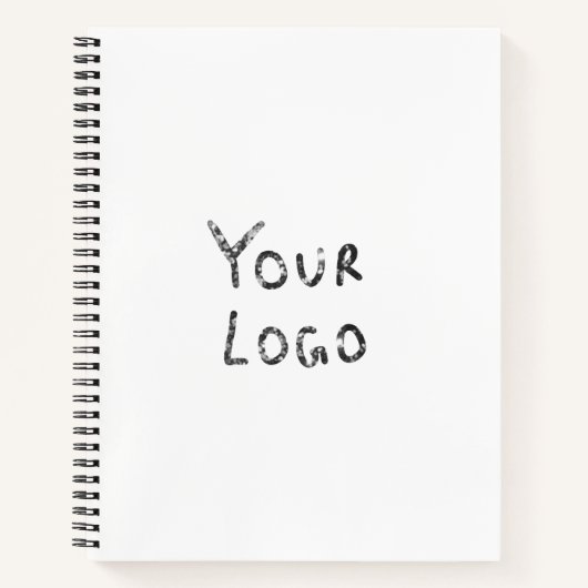 EINFACHE MINIMAL MODERNE MONOGRAM ELEGANT STIL CHI NOTIZBLOCK (Vorderseite)