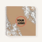 EINFACHE MINIMAL MODERNE MONOGRAM ELEGANT STIL CHI NOTIZBLOCK (Vorderseite)