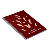 EINFACHE MINIMAL MODERNE MONOGRAM ELEGANT STIL CHI NOTIZBLOCK (Rechte Seite)