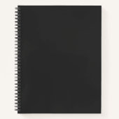 EINFACHE MINIMAL MODERNE MONOGRAM ELEGANT STIL CHI NOTIZBLOCK (Vorderseite)