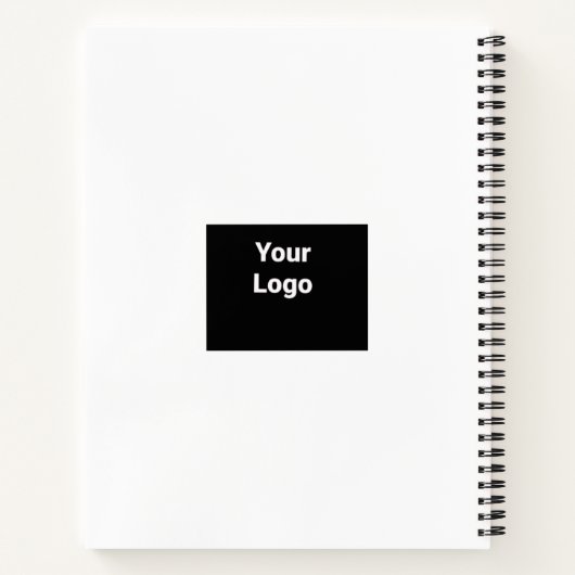 EINFACHE MINIMAL MODERNE MONOGRAM ELEGANT STIL CHI NOTIZBLOCK (Rückseite)