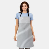 EINFACHE MINIMAL MODERNE MONOGRAM ELEGANT STIL CHI SCHÜRZE (Getragen)