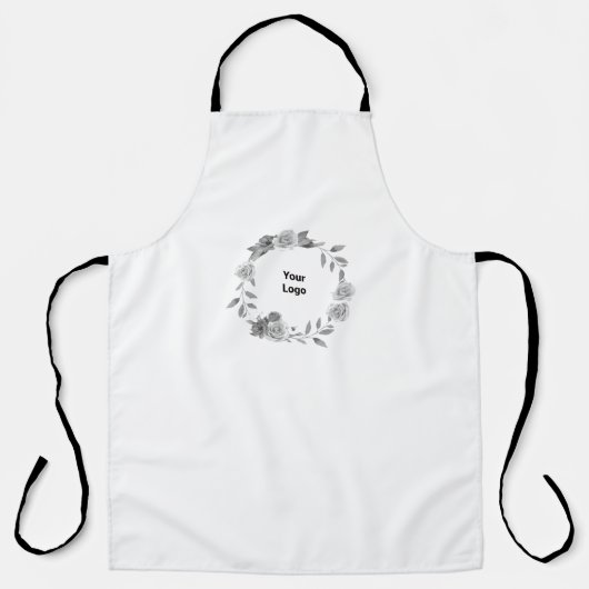 EINFACHE MINIMAL MODERNE MONOGRAM ELEGANT STIL CHI SCHÜRZE (Vorderseite)