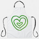 EINFACHE MINIMAL MODERNE MONOGRAM ELEGANT STIL CHI SCHÜRZE (Vorderseite)