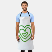 EINFACHE MINIMAL MODERNE MONOGRAM ELEGANT STIL CHI SCHÜRZE (Getragen)
