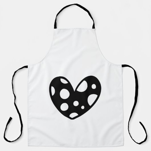 EINFACHE MINIMAL MODERNE MONOGRAM ELEGANT STIL CHI SCHÜRZE (Vorderseite)