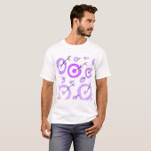 EINFACHE MINIMAL MODERNE MONOGRAM ELEGANT STIL CHI T-Shirt (Vorne ganz)