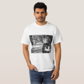 EINFACHE MINIMAL MODERNE MONOGRAM ELEGANT STIL CHI T-Shirt (Vorne ganz)