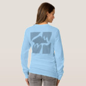 EINFACHE MINIMAL MODERNE MONOGRAM ELEGANT STIL CHI T-Shirt (Schwarz voll)
