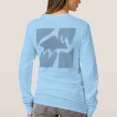 EINFACHE MINIMAL MODERNE MONOGRAM ELEGANT STIL CHI T-Shirt (Rückseite)