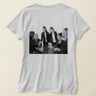 EINFACHE MINIMAL MODERNE MONOGRAM ELEGANT STIL CHI T-Shirt