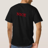 EINFACHE MINIMAL MODERNE MONOGRAM ELEGANT STIL CHI T-Shirt (Rückseite)