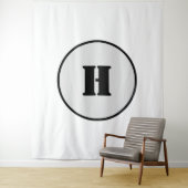 EINFACHE MINIMAL MODERNE MONOGRAM ELEGANT STIL CHI WANDTEPPICH (Beispiel)