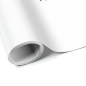 EINFACHE MINIMAL MODERNE MONOGRAM ELEGANTE STILTAS GESCHENKPAPIER (Rolleneckpunkt)