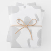 EINFACHE MINIMAL MODERNE MONOGRAM ELEGANTE STILTAS GESCHENKPAPIER SET (Beispiel)