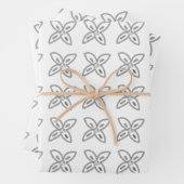 EINFACHE MINIMAL MODERNE MONOGRAM ELEGANTE STILTAS GESCHENKPAPIER SET (Beispiel)