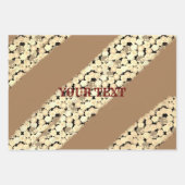 EINFACHE MINIMAL MODERNE MONOGRAM ELEGANTE STILTAS GESCHENKPAPIER SET (Vorderseite 2)
