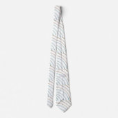 EINFACHE MINIMAL MODERNE MONOGRAM ELEGANTE STILTAS KRAWATTE (Rückseite)