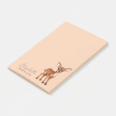 Einfache Minimal Niedlich Girly Post-it Klebezettel (angewinkelt)