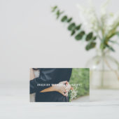 Einfache Minimal-Overlay-Fotografie | Visitenkarte (Stehend Vorderseite)