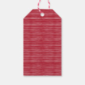 Einfache Minimal Script frohe Weihnachten Geschenkanhänger (Rückseite)