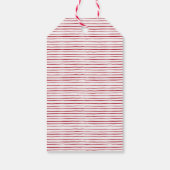 Einfache Minimal Script frohe Weihnachten Geschenkanhänger (Rückseite)