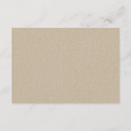 Einfache Minimal-Script-Kalligrafie-Hochzeit RSVP Begleitkarte (Rückseite)