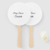 EINFACHE MINIMAL.SÜSSE HINZUFÜGEN NAME BABY Baby D Fächer (Vorne und Hinten)