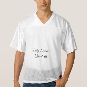 EINFACHE MINIMAL.SÜSSE HINZUFÜGEN NAME BABY Baby D Männer Football Trikot