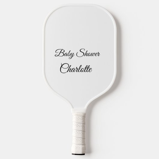 EINFACHE MINIMAL.SÜSSE HINZUFÜGEN NAME BABY Baby D Pickleball Schläger (Rückseite)