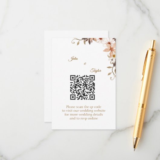 Einfache Minimal-Umschlagkarte Begleitkarte (Vorderseite/Rückseite Beispiel)