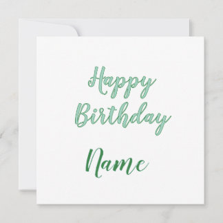 einfache minimale Alles Gute zum Geburtstag füge D Einladung