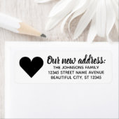 Einfache minimale Änderung der neuen Adresse, die (Insitu)