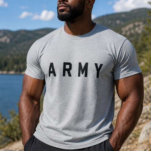 Einfache Minimale Armee T-Shirt