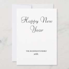 Einfache minimale Aufnahme des Textes im neuen Jah