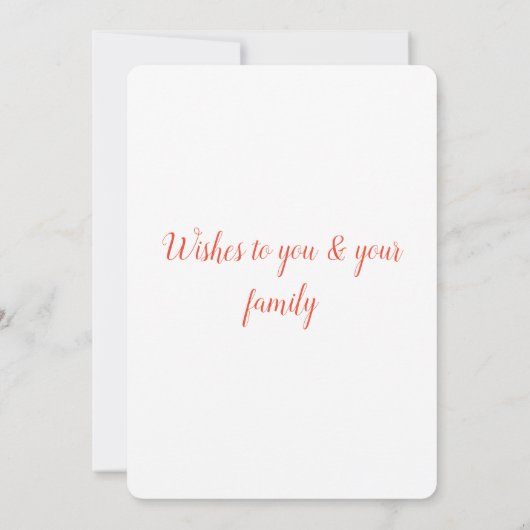 Einfache minimale Aufnahme des Textes im neuen Jah (Rückseite)