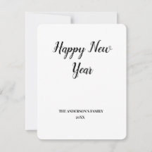 Einfache minimale Aufnahme des Textes im neuen Jah