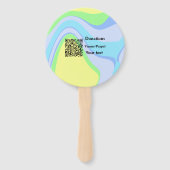 Einfache minimale Barcode Spenden venmo paypal Fächer (Rückseite)