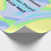 Einfache minimale Barcode Spenden venmo paypal Geschenkpapier (Ecke)