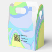 Einfache minimale Barcode Spenden venmo paypal Geschenkschachtel (Geöffnet)