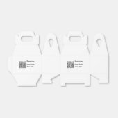 Einfache minimale Barcode Spenden venmo paypal Geschenkschachtel (Ungefaltet)