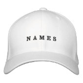 Einfache minimale Benutzerdefiniert Fügen Sie Ihre Bestickte Baseballkappe (Vorderseite)
