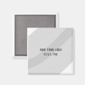 einfache minimale benutzerdefinierte fügen Sie Ihr Magnet (Vorderseite/Rückseite)