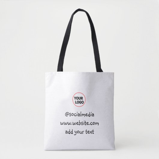 einfache minimale benutzerdefinierte fügen Sie Ihr Tasche (Vorderseite)